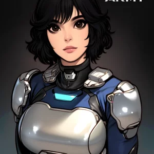 Star Army Female Humanoid (Adoptable)