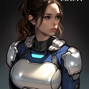 Star Army Female Humanoid (Adoptable)