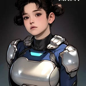 Star Army Female Humanoid (Adoptable)