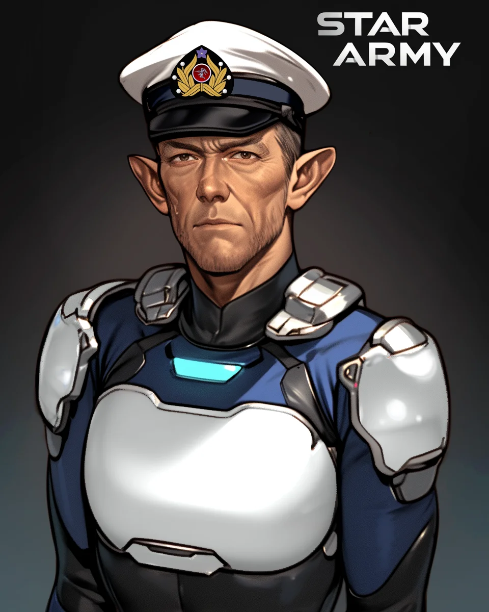 2024 Male Star Army Captain in Type 47 Explorer Uniform