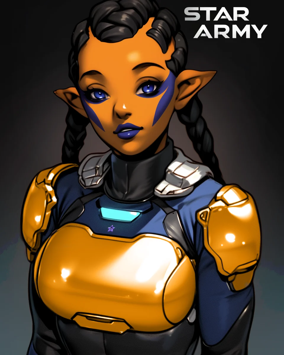 2024 Nekovalkyrja Logistics Specialist with Orange Skin by Wes