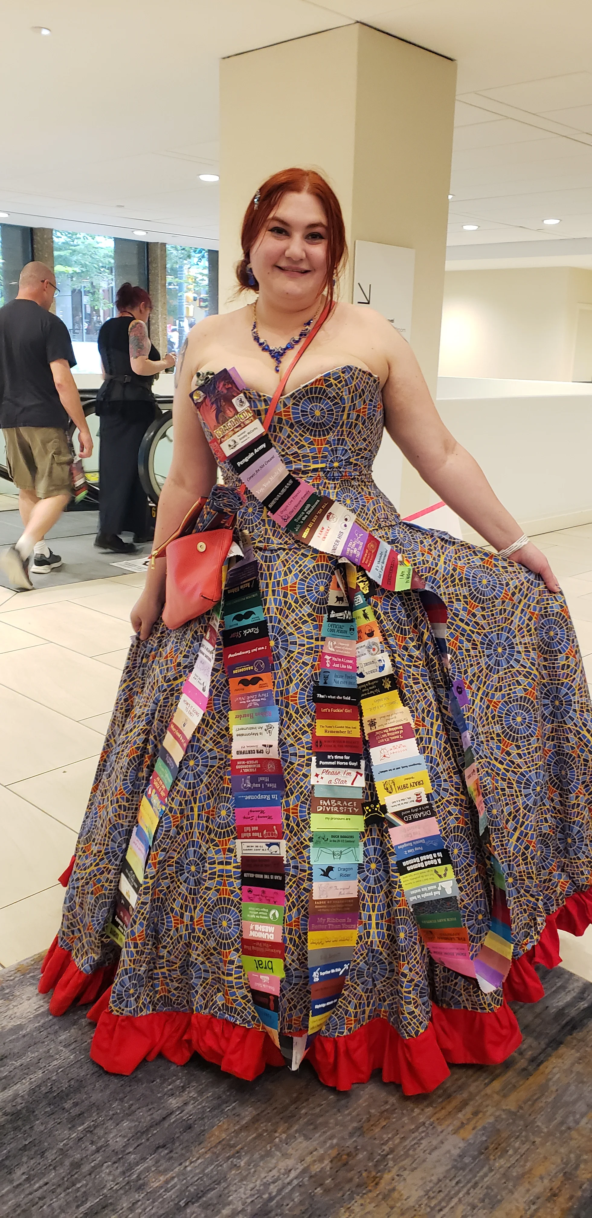 Beautiful Marriot Carpet Pattern Dress at Dragon Con 2024