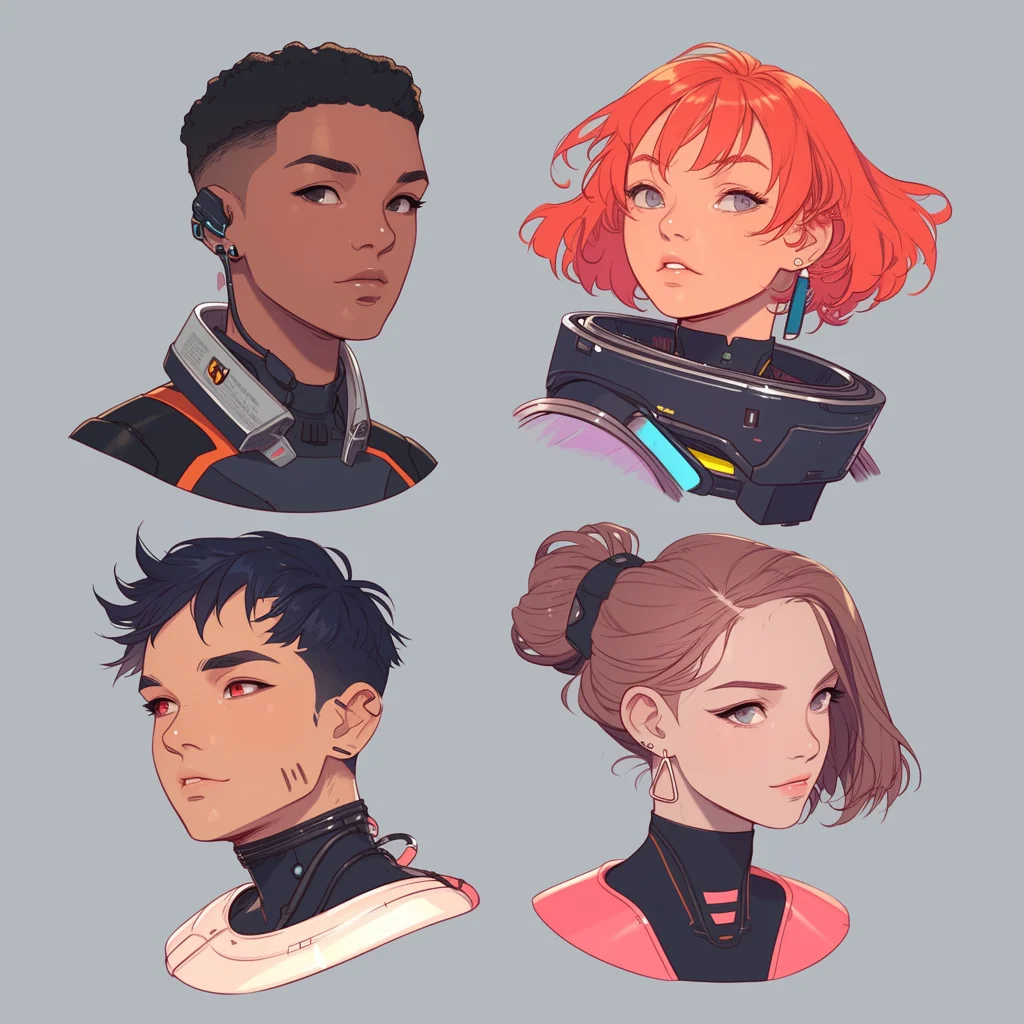 Character headshots