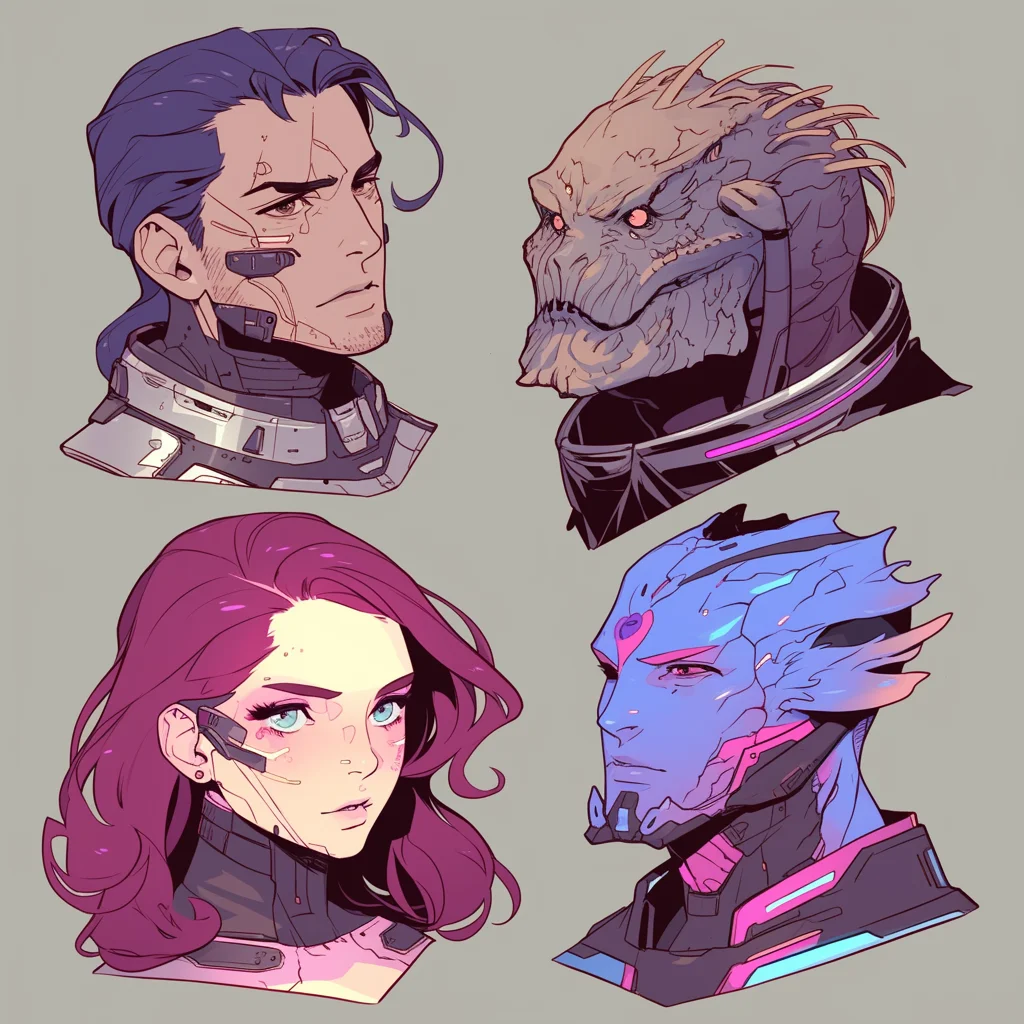 Character headshots