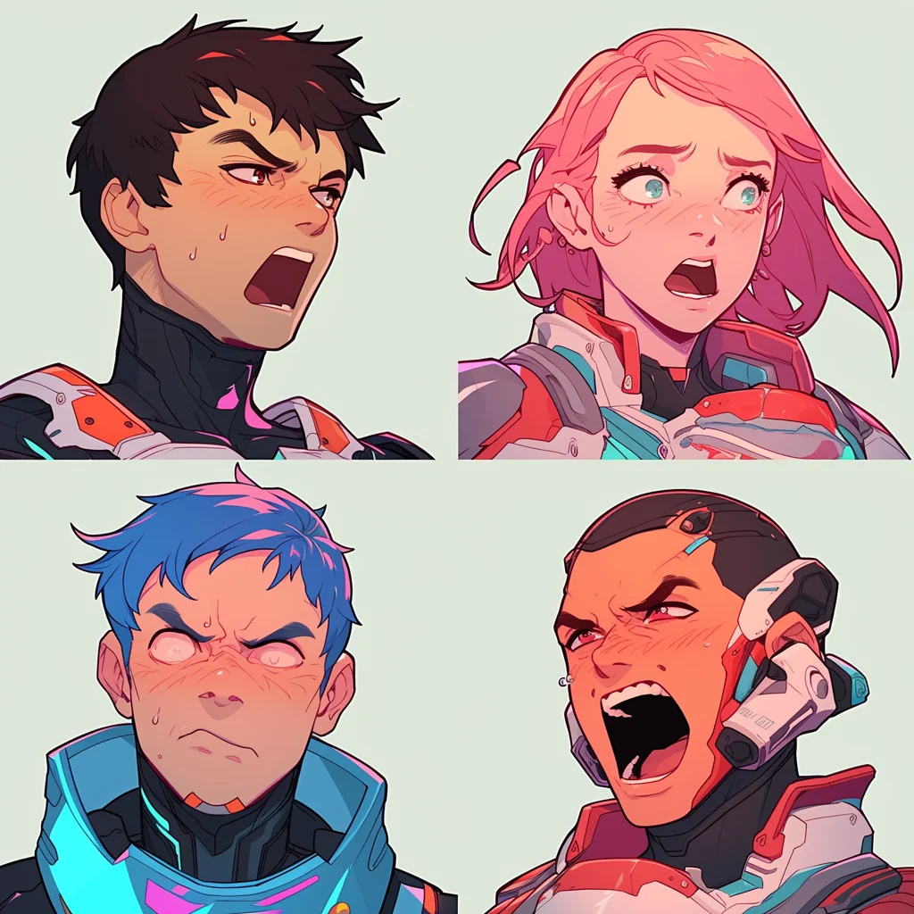 Character headshots