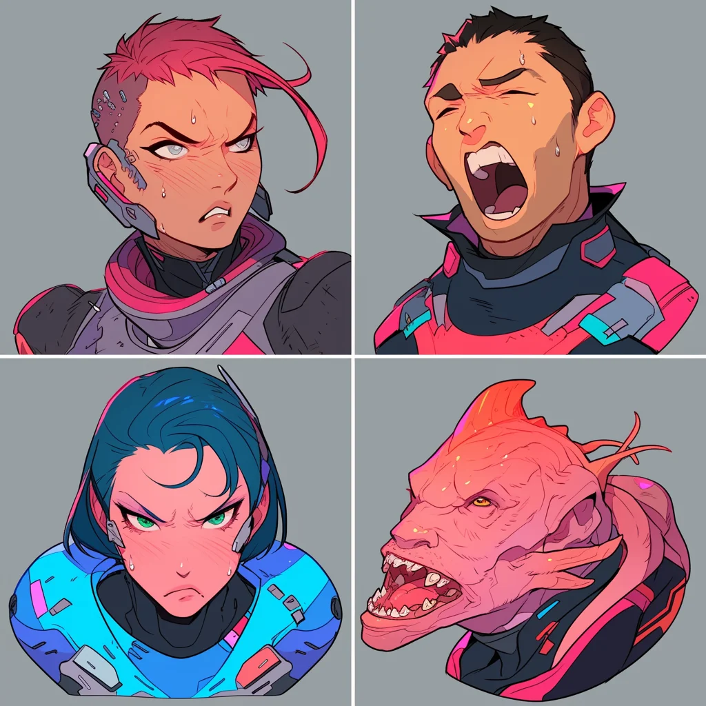 Character headshots