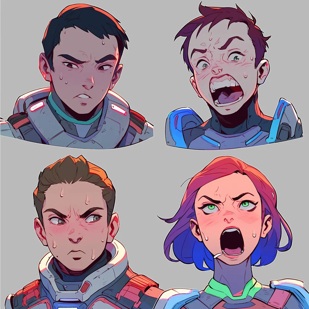 Character headshots