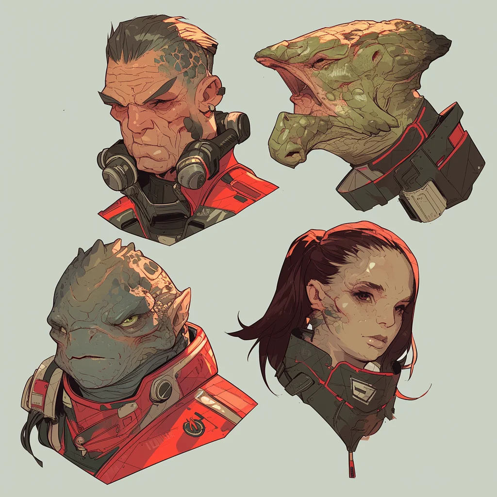 Character headshots