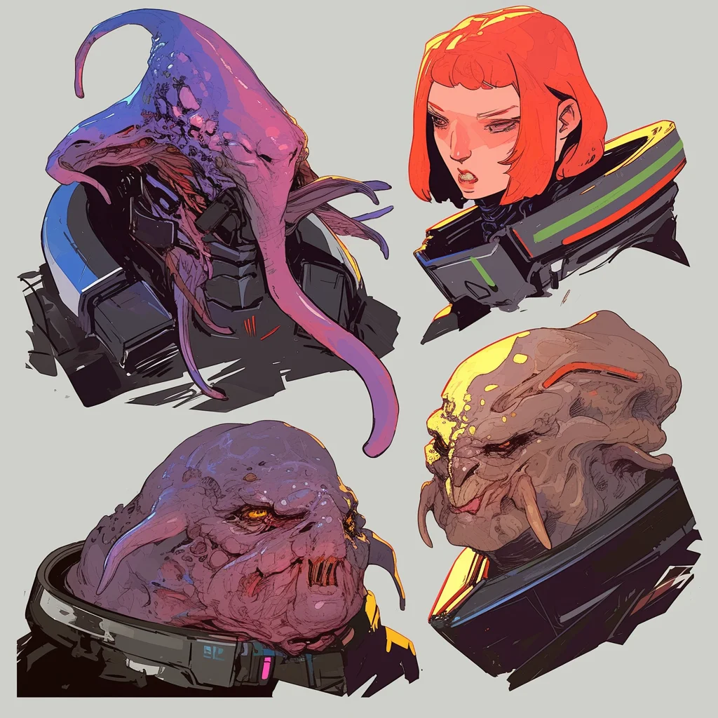 Character headshots