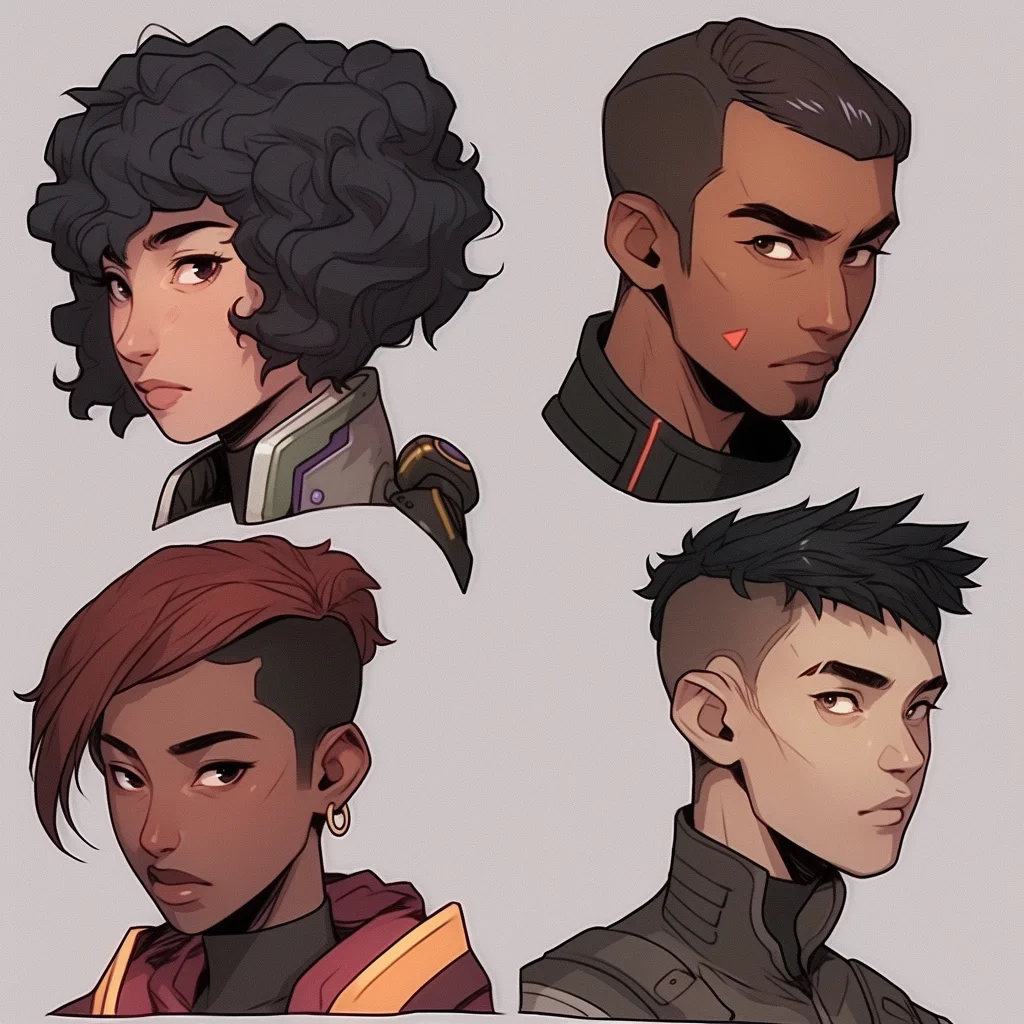 Character headshots