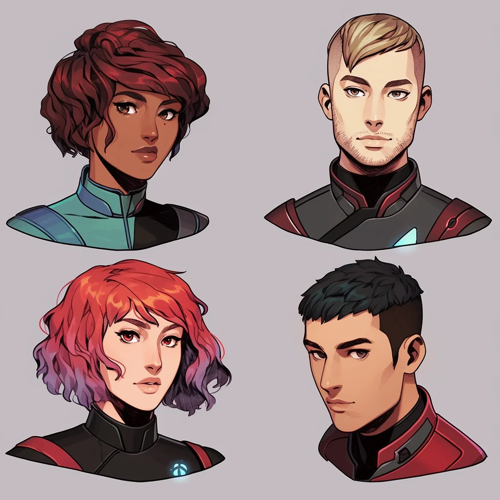 Character headshots