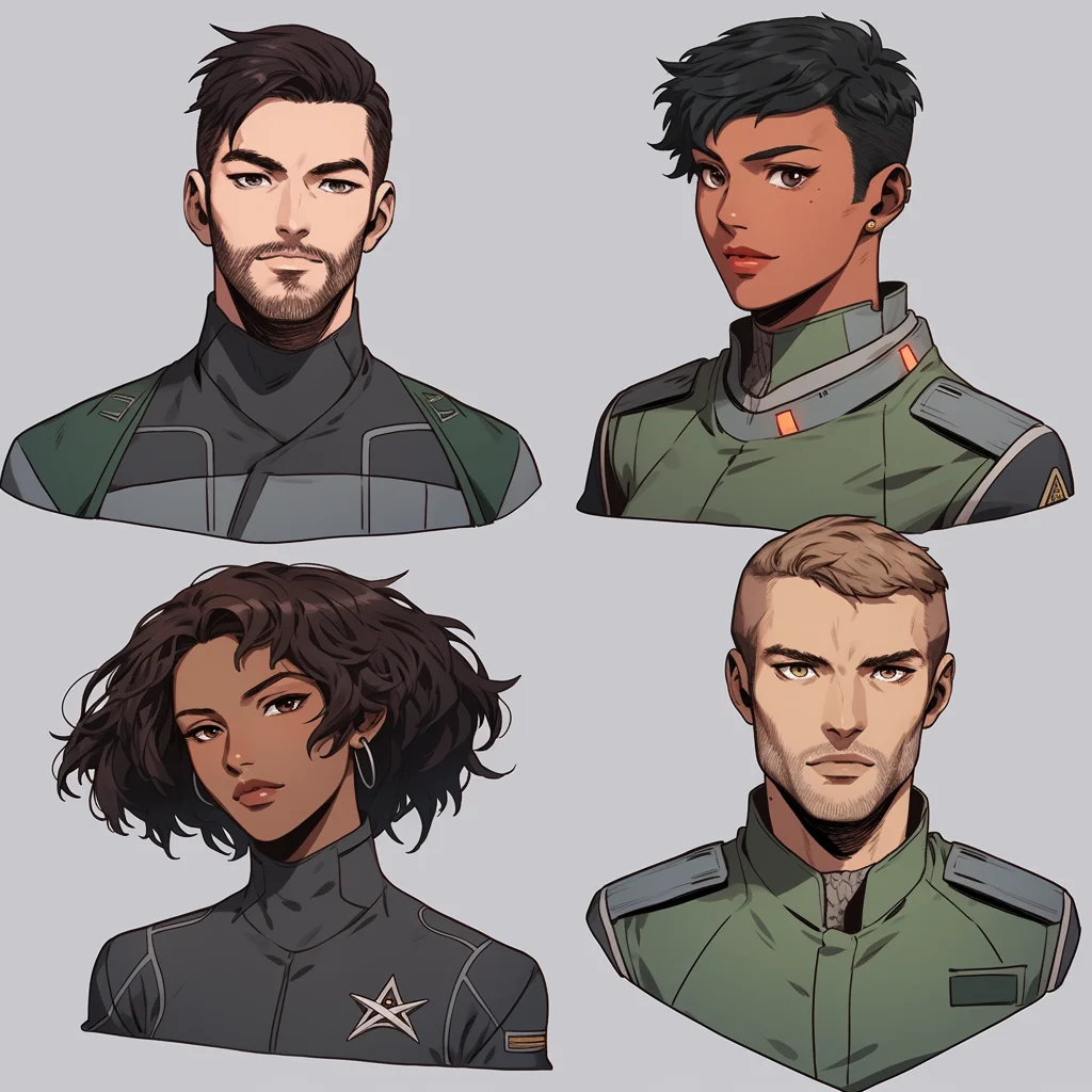 Character headshots