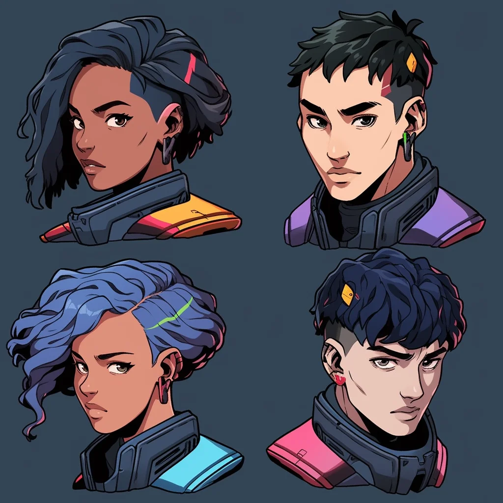 Character headshots