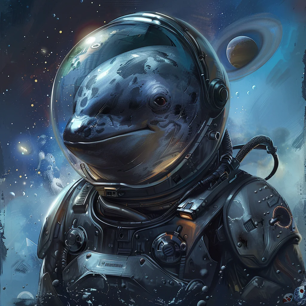 Last Chance Adoptable - Space Dolphin