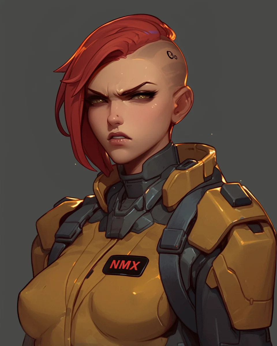 NMX Female Humanoid Soldier