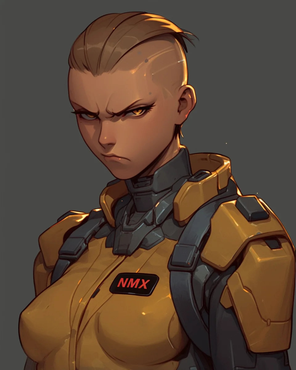 NMX Female Humanoid Soldier