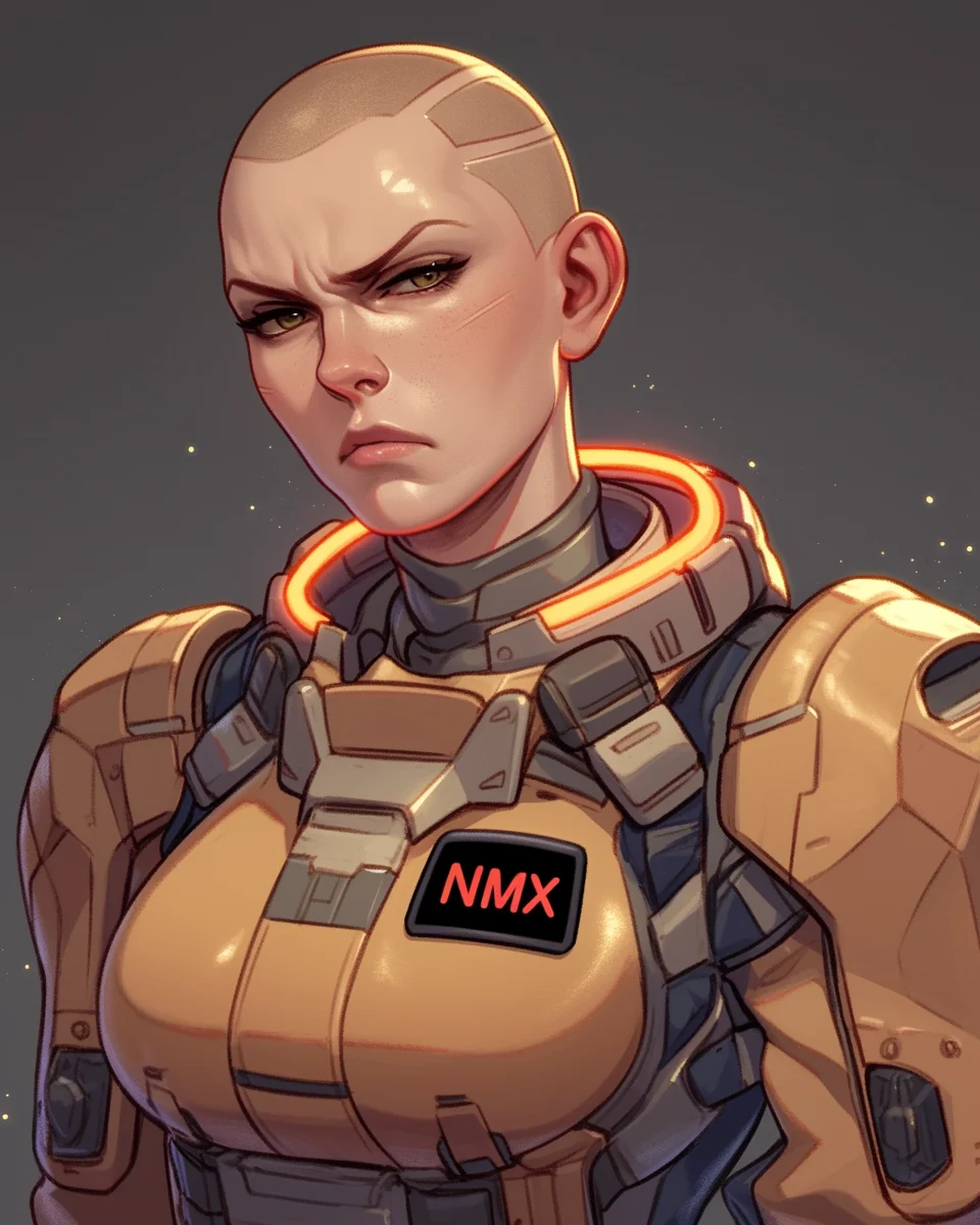 NMX Female Humanoid Soldier