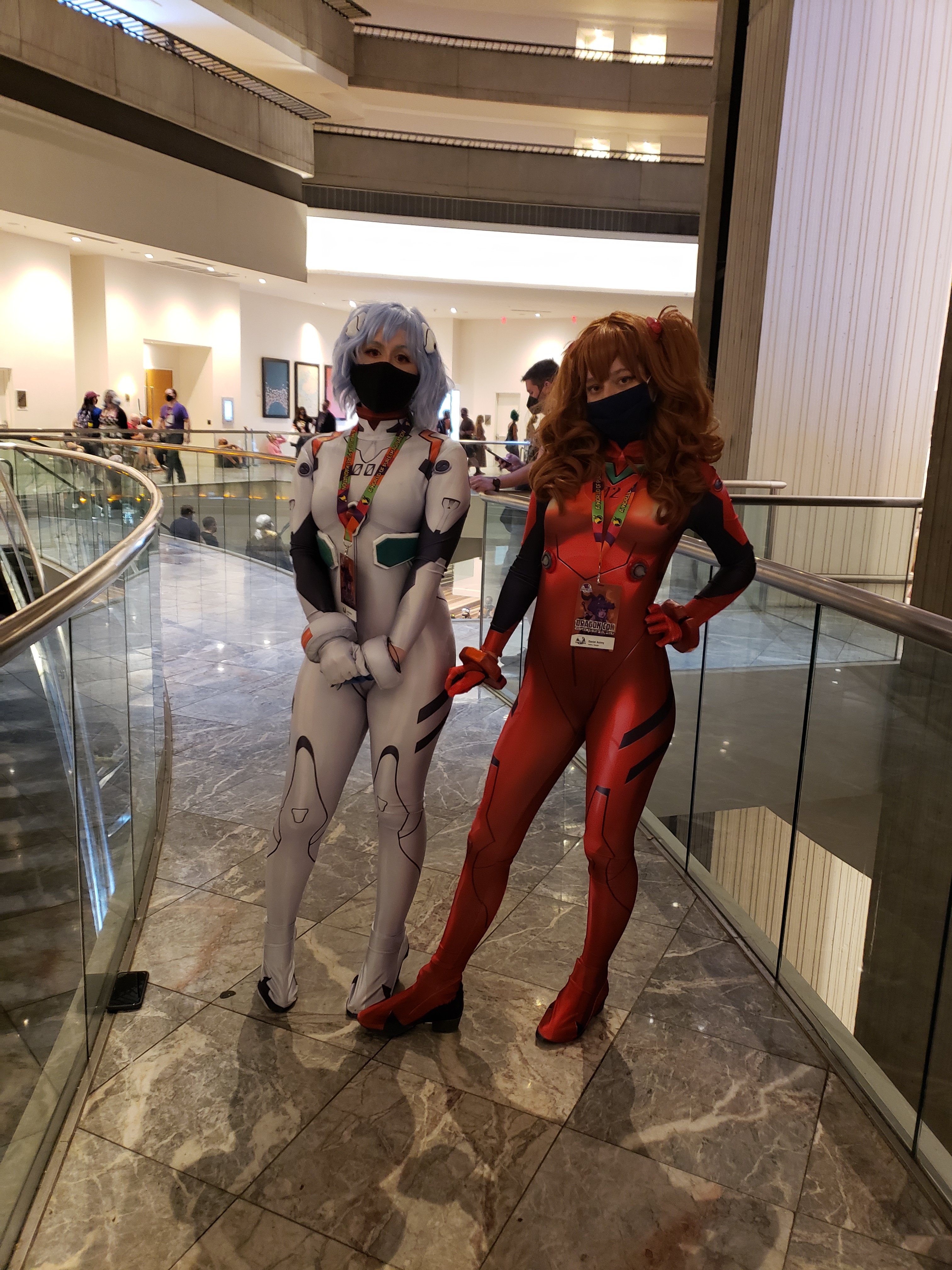 Rei and Asuka from Evangelion