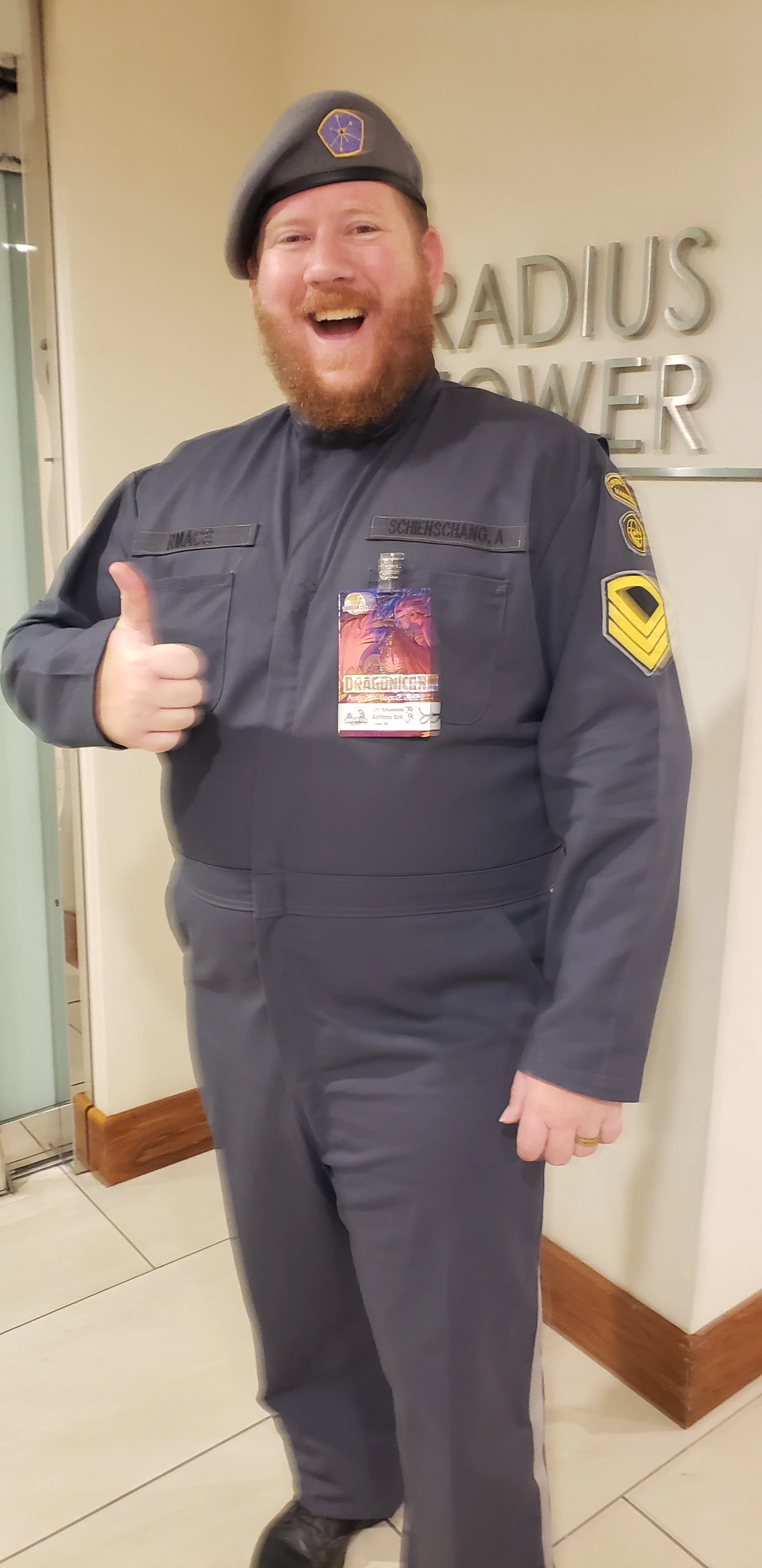 Royal Manticorian Astro Control Service (Honor Harrington universe) Cosplayer at Dragon Con 2024