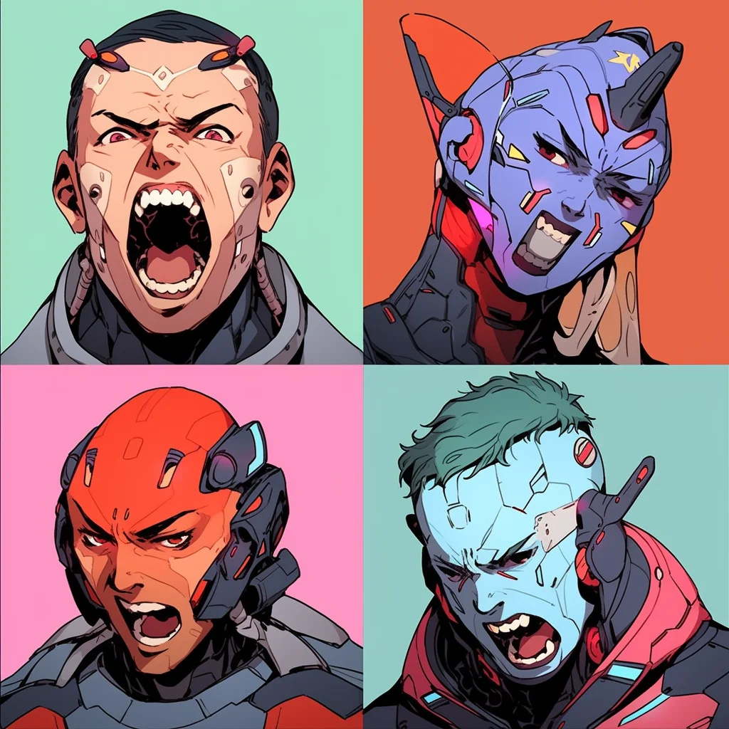 Sci-Fi character headshots