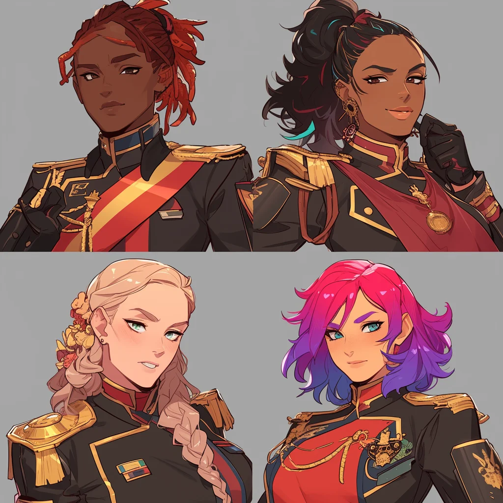 Sci-Fi character headshots