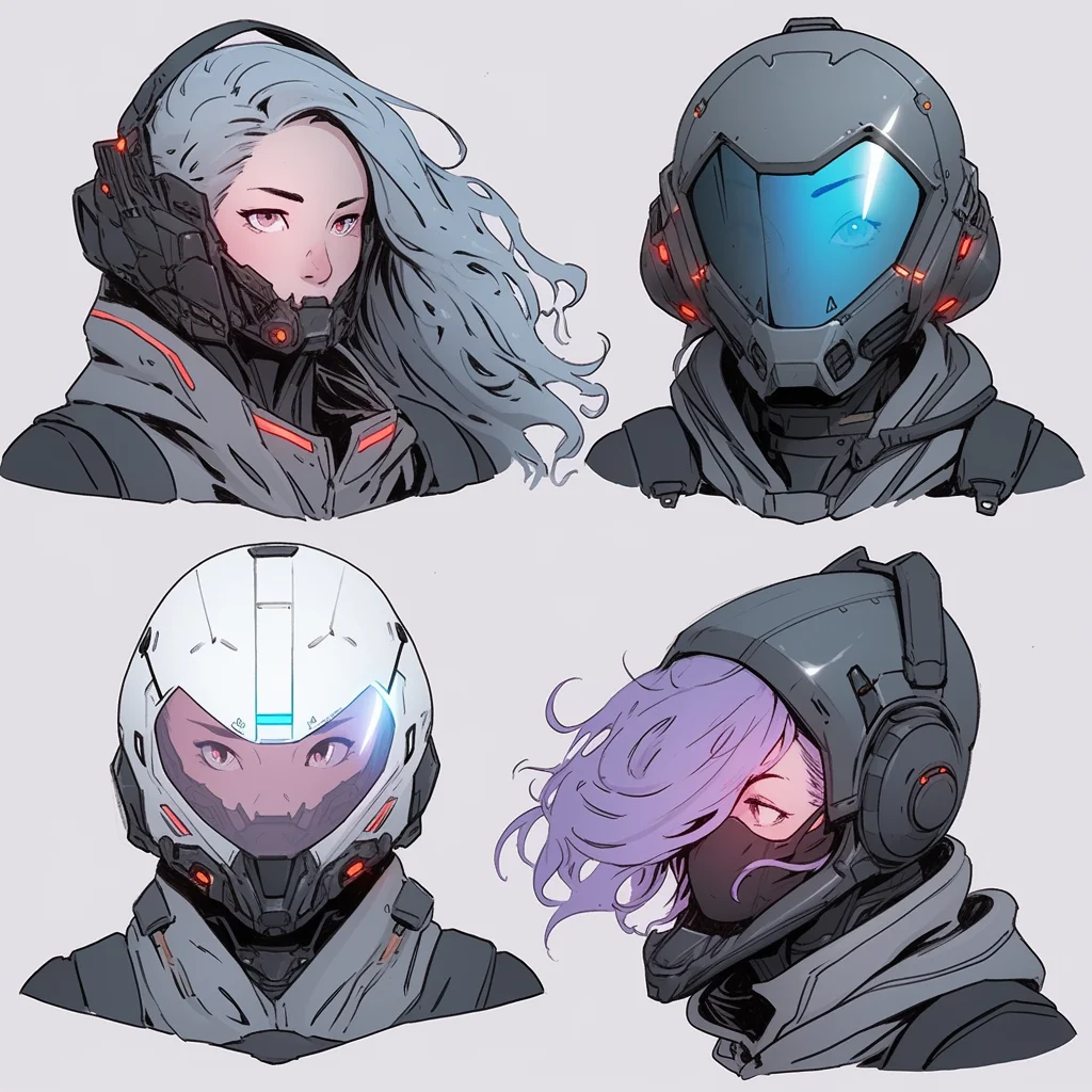 Sci-Fi Character Headshots