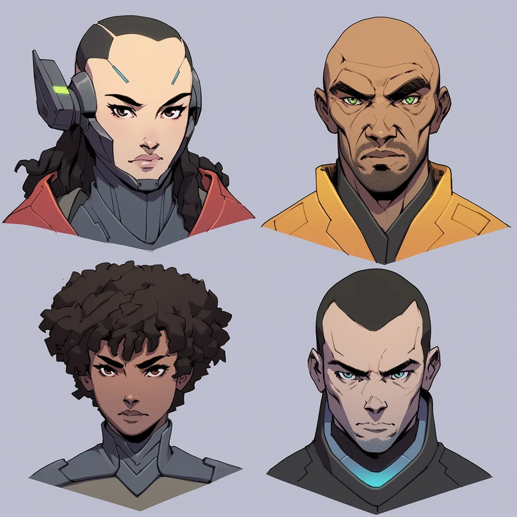 Sci-Fi Character Headshots