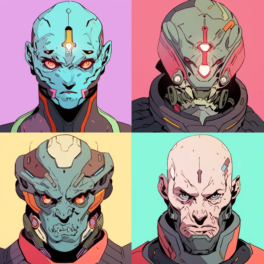 Sci-Fi Character Headshots