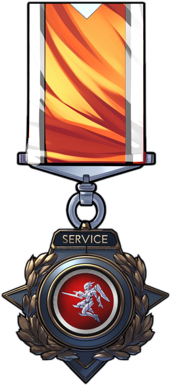Service Award With Medal - Star Army of Yamatai