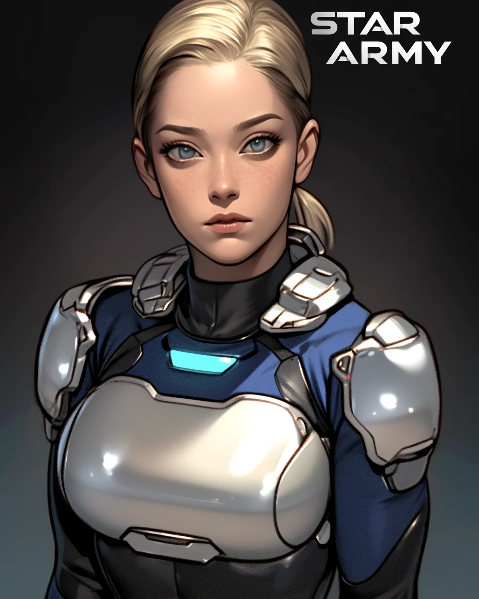 Star Army Female Humanoid (Adoptable)