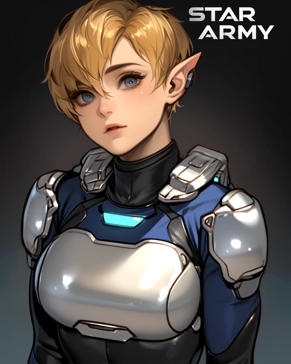 Star Army Female Humanoid (Adoptable)