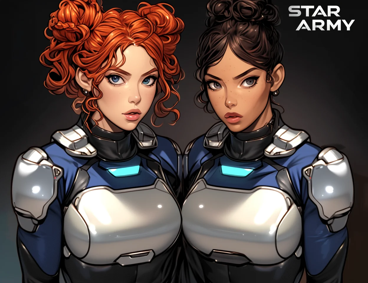 Star Army Female Humanoid Battle Buddies