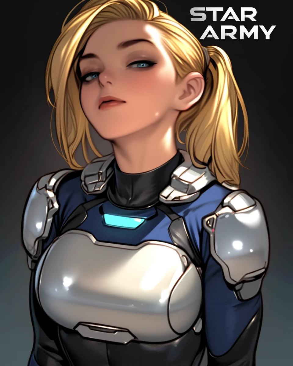 Star Army Female Humanoid - Blond