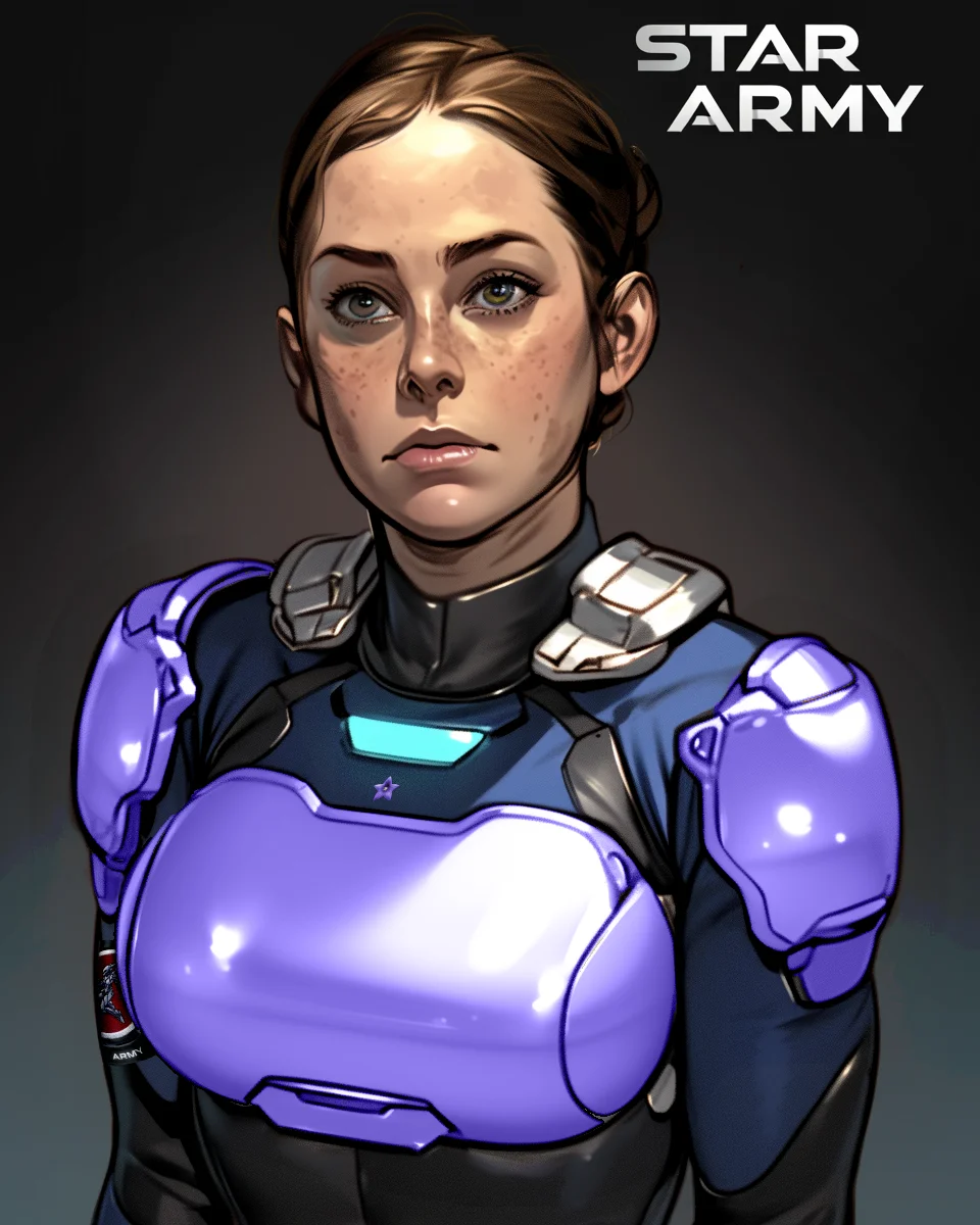 Star Army Female Humanoid Infantry Soldier