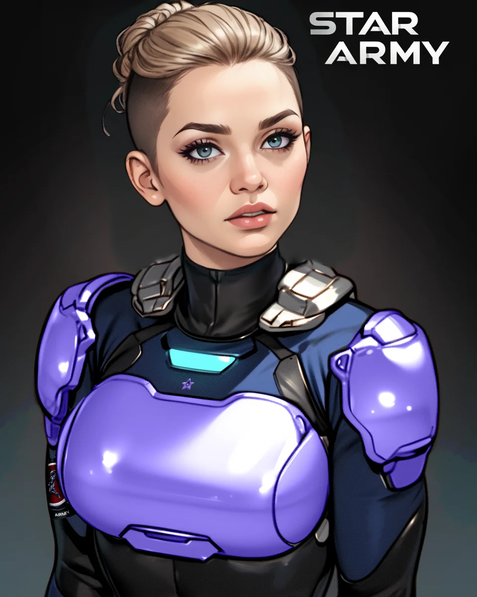 Star Army Female Humanoid Infantry