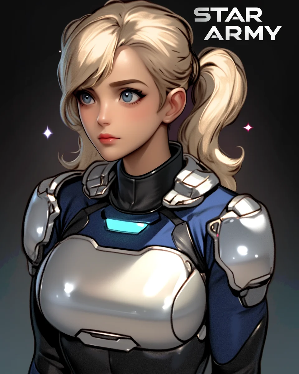 Star Army Female Humanoid Starship Captain