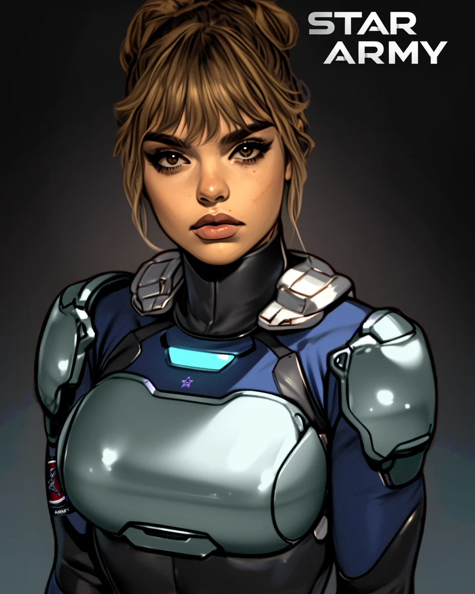 Star Army Female Humanoid Starship Operator