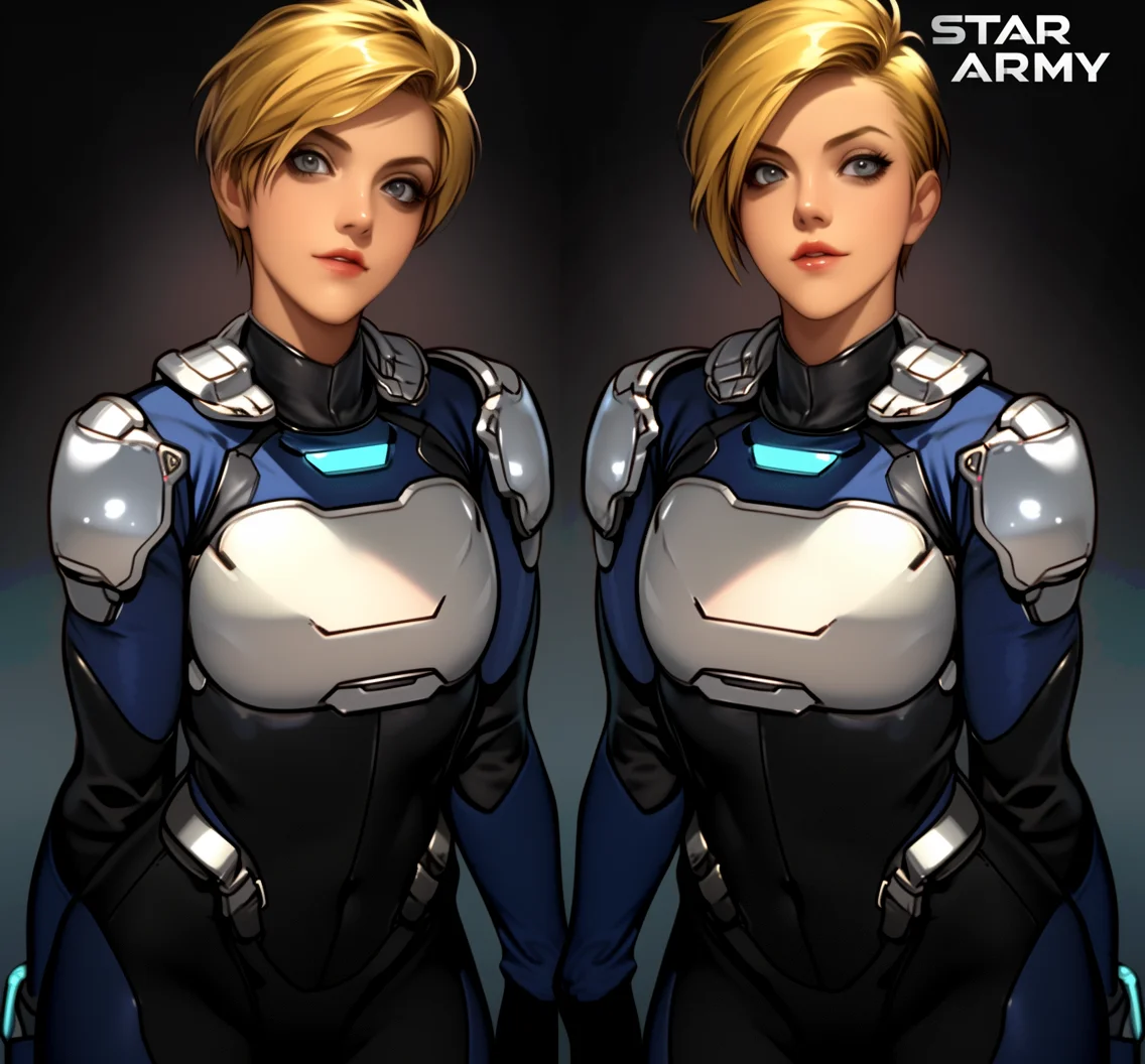 Star Army Female Humanoid Twins