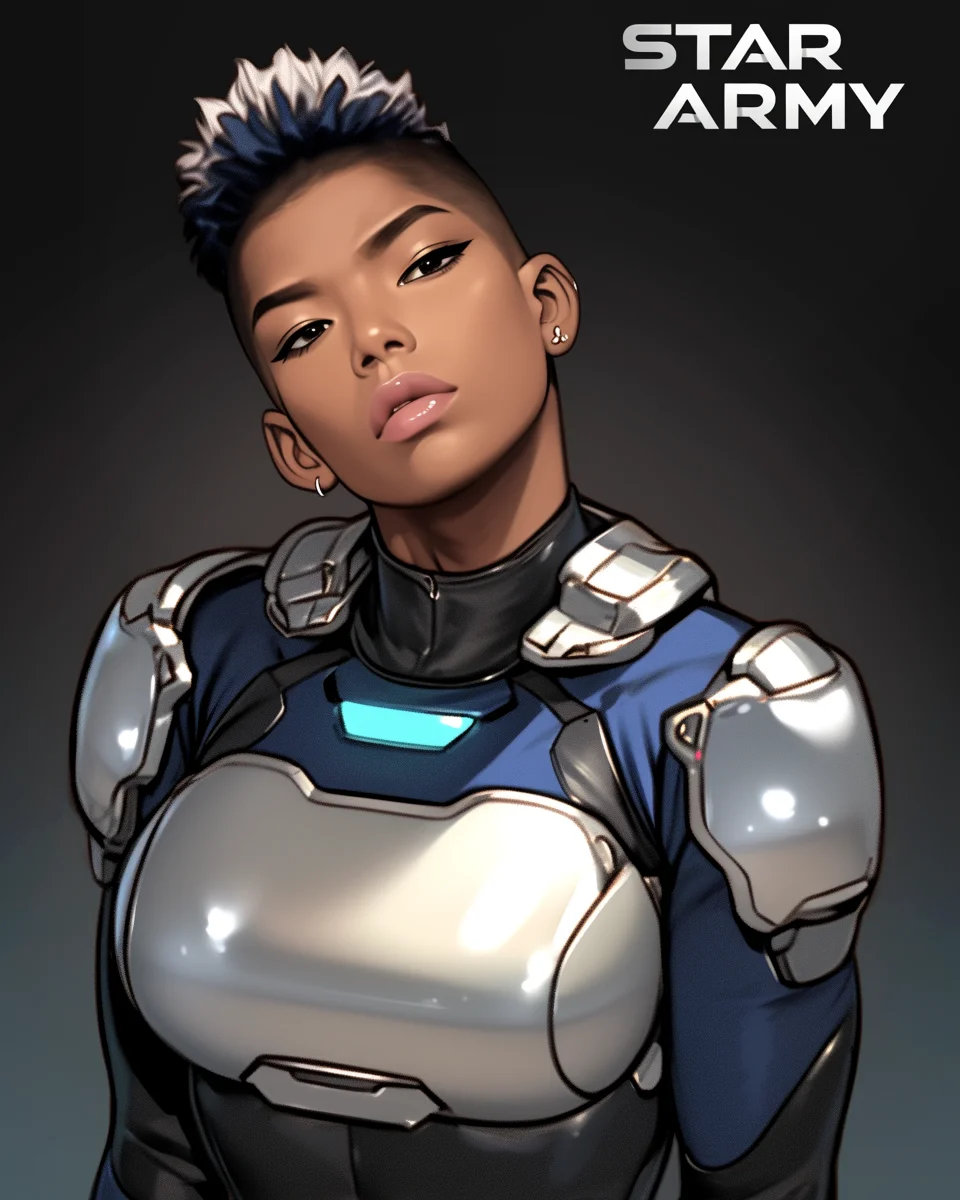 Star Army Female Humanoid