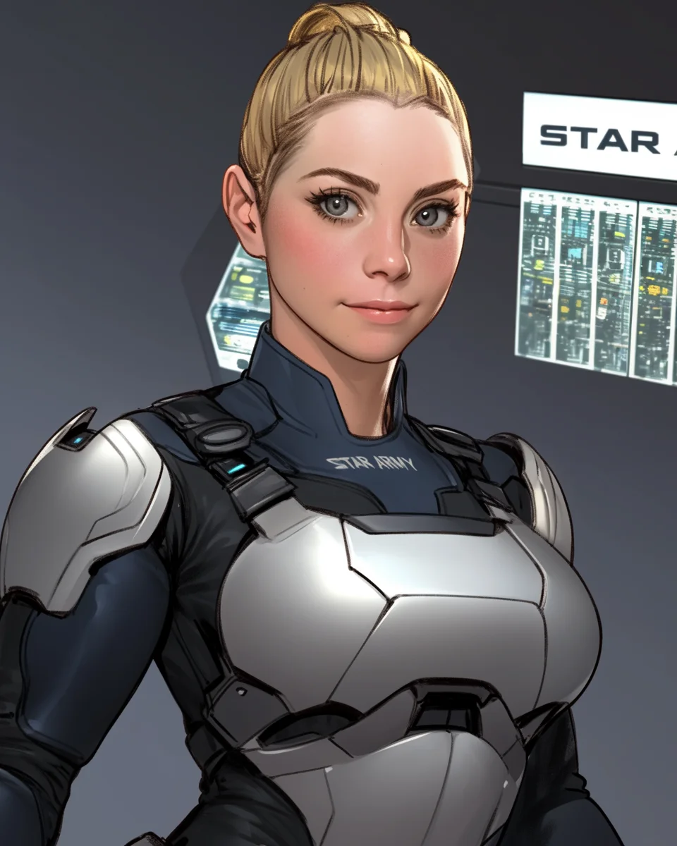 Star Army Female Humanoid