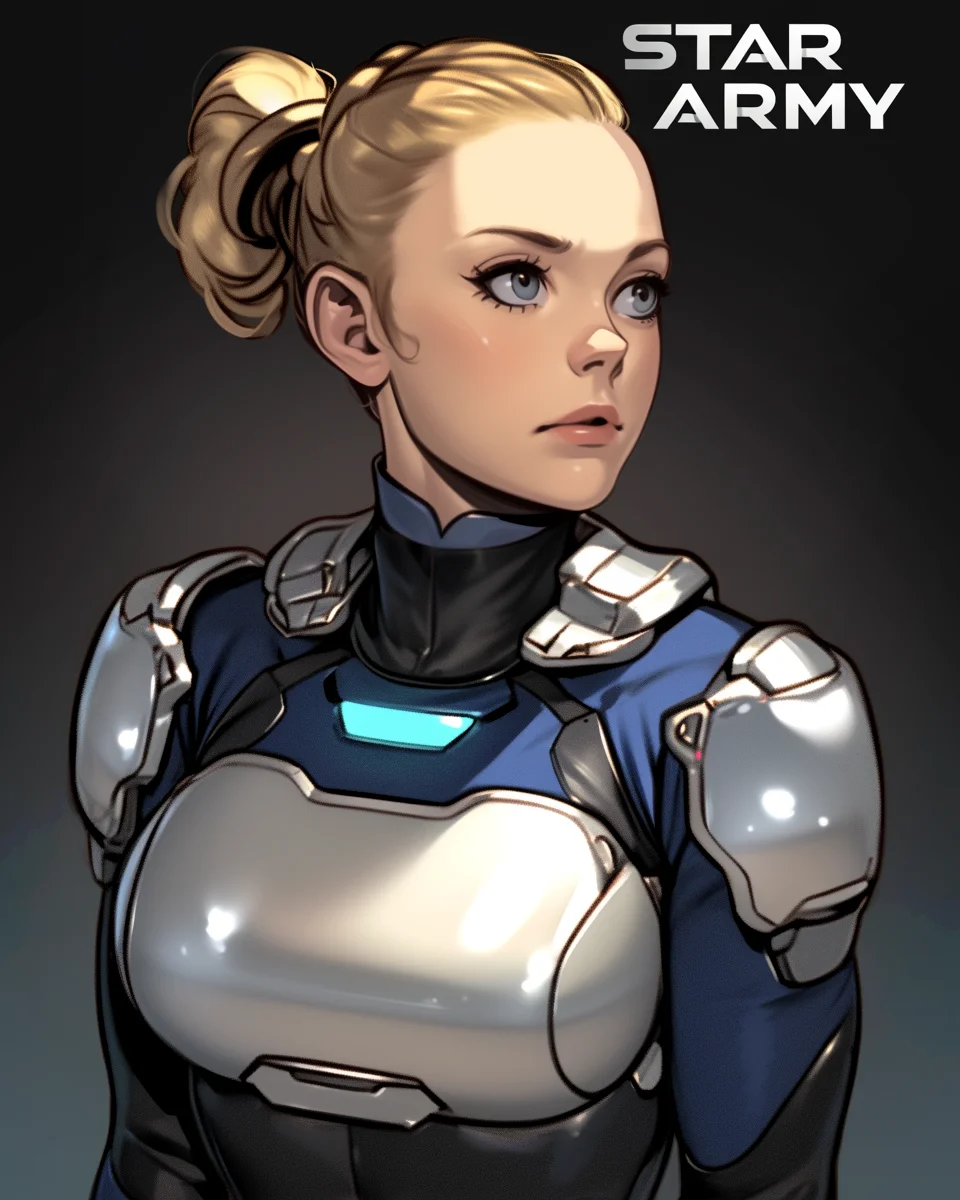 Star Army Female Humanoid