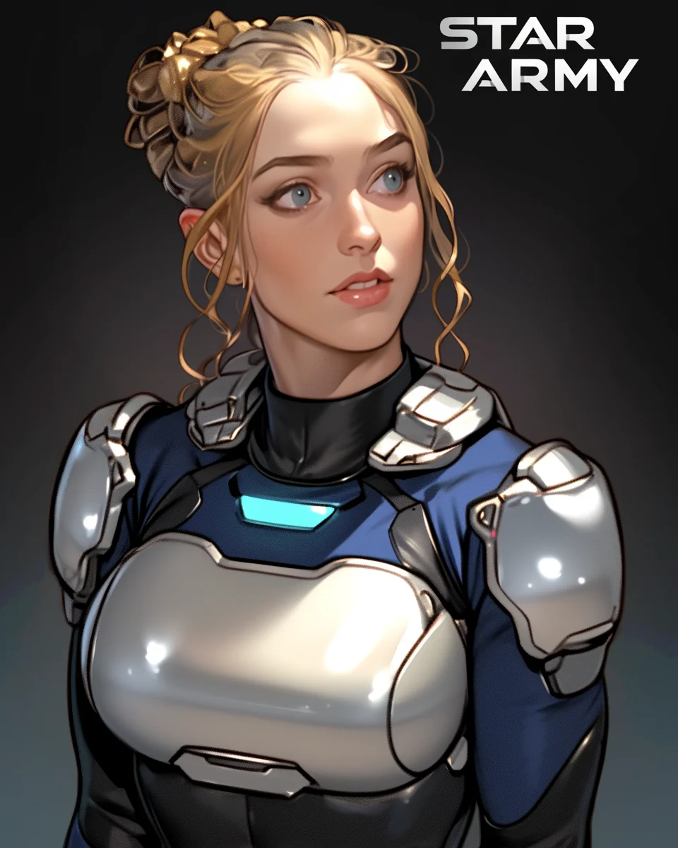 Star Army Female Humanoid