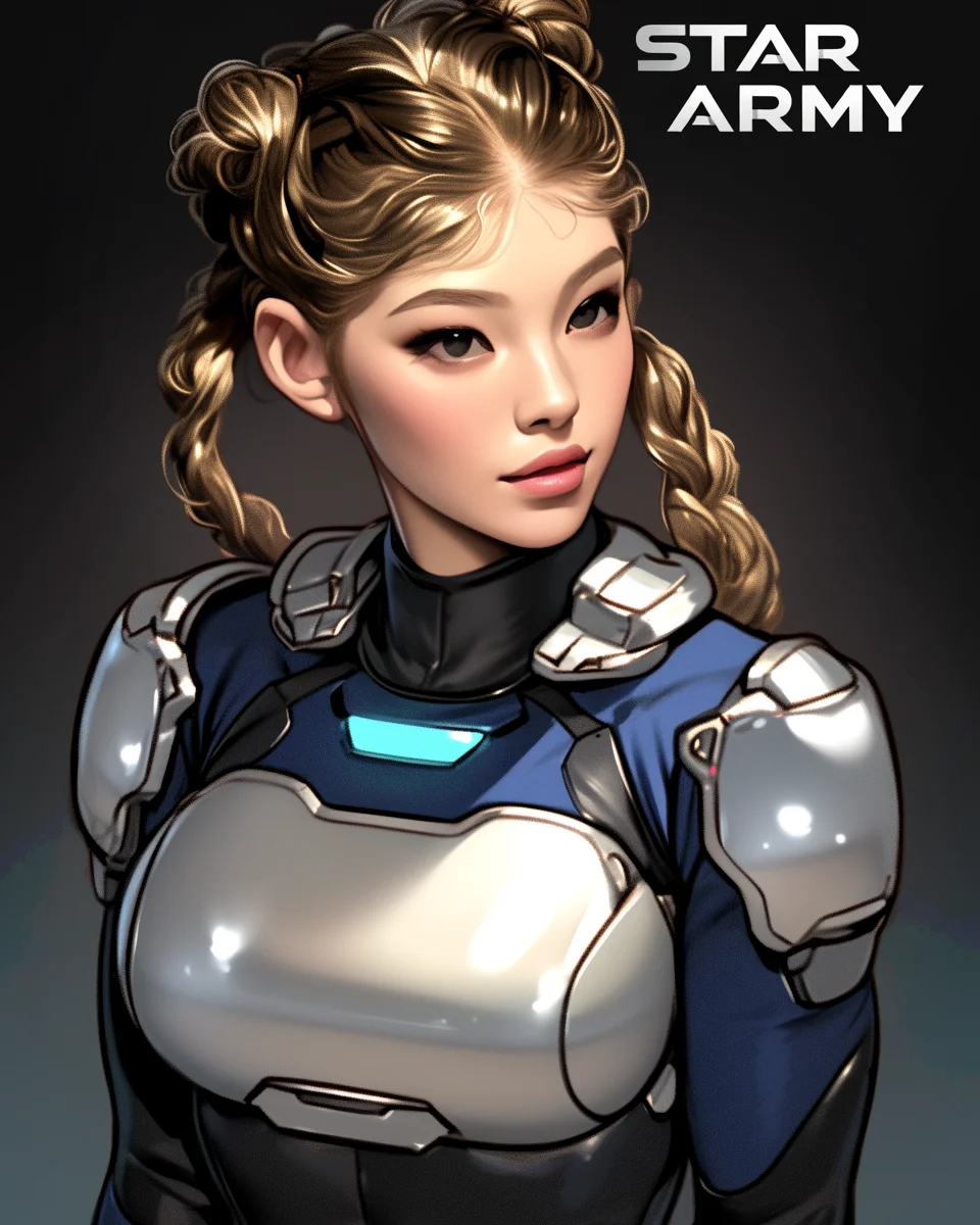 Star Army Female Humanoid