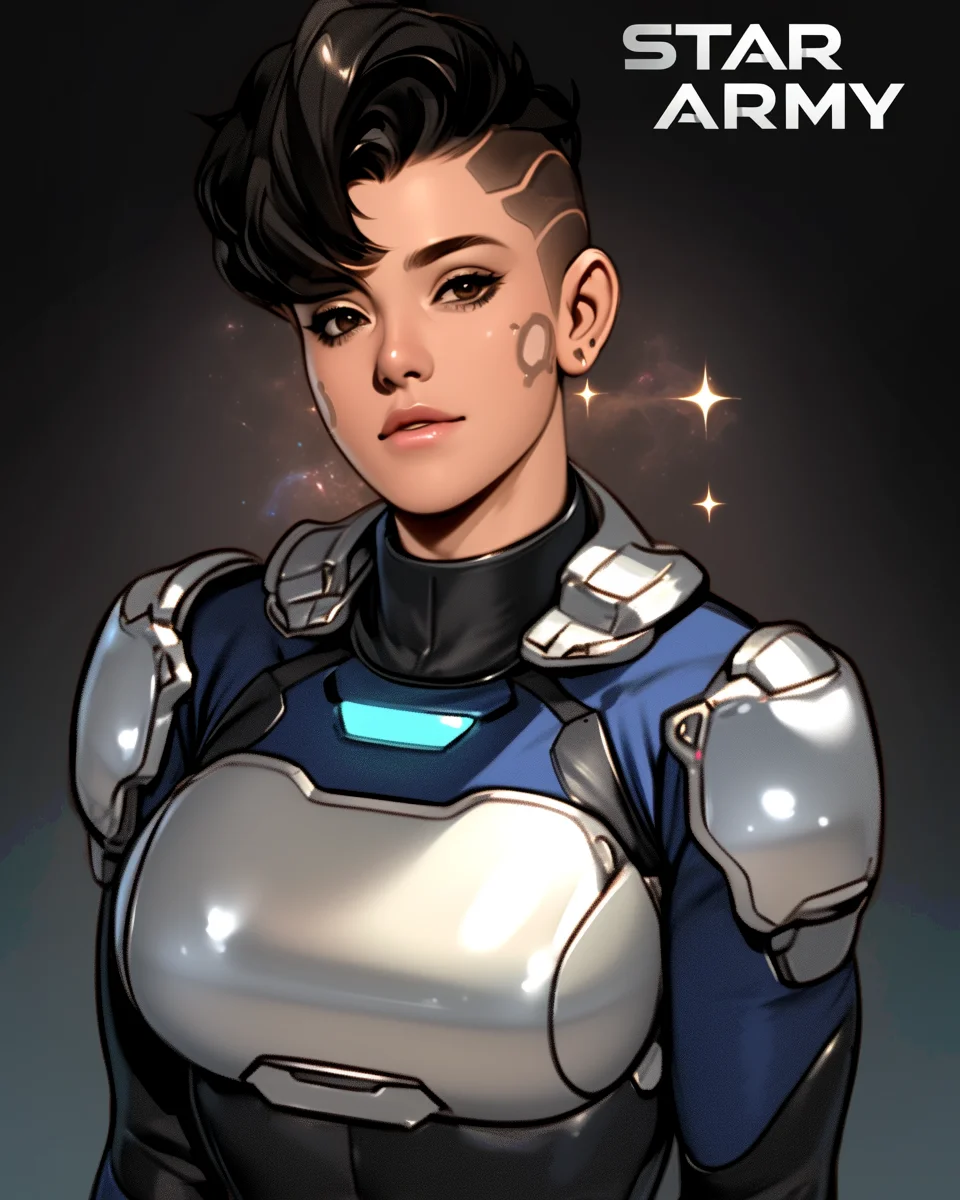 Star Army Female Humanoid