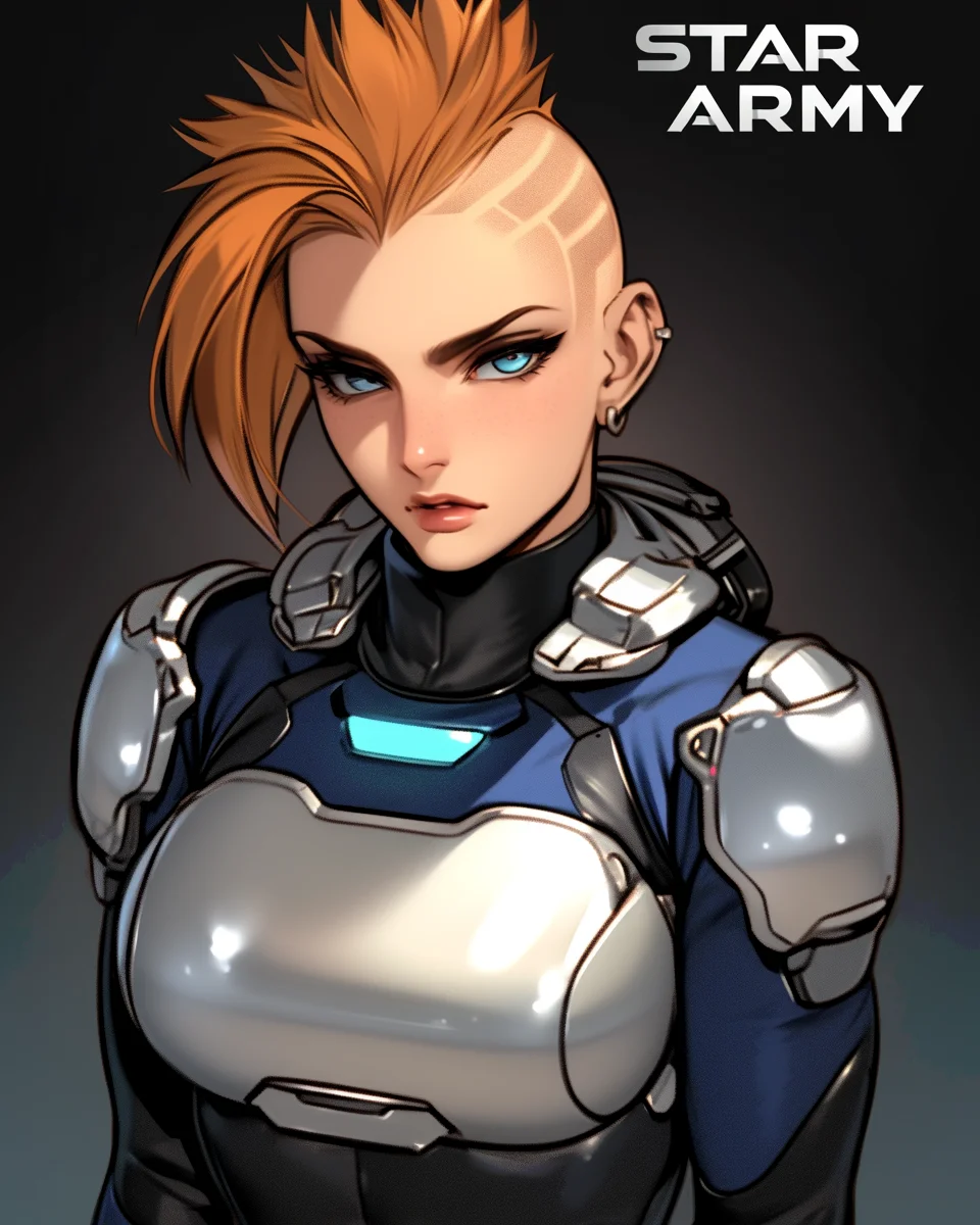 Star Army Female Humanoid