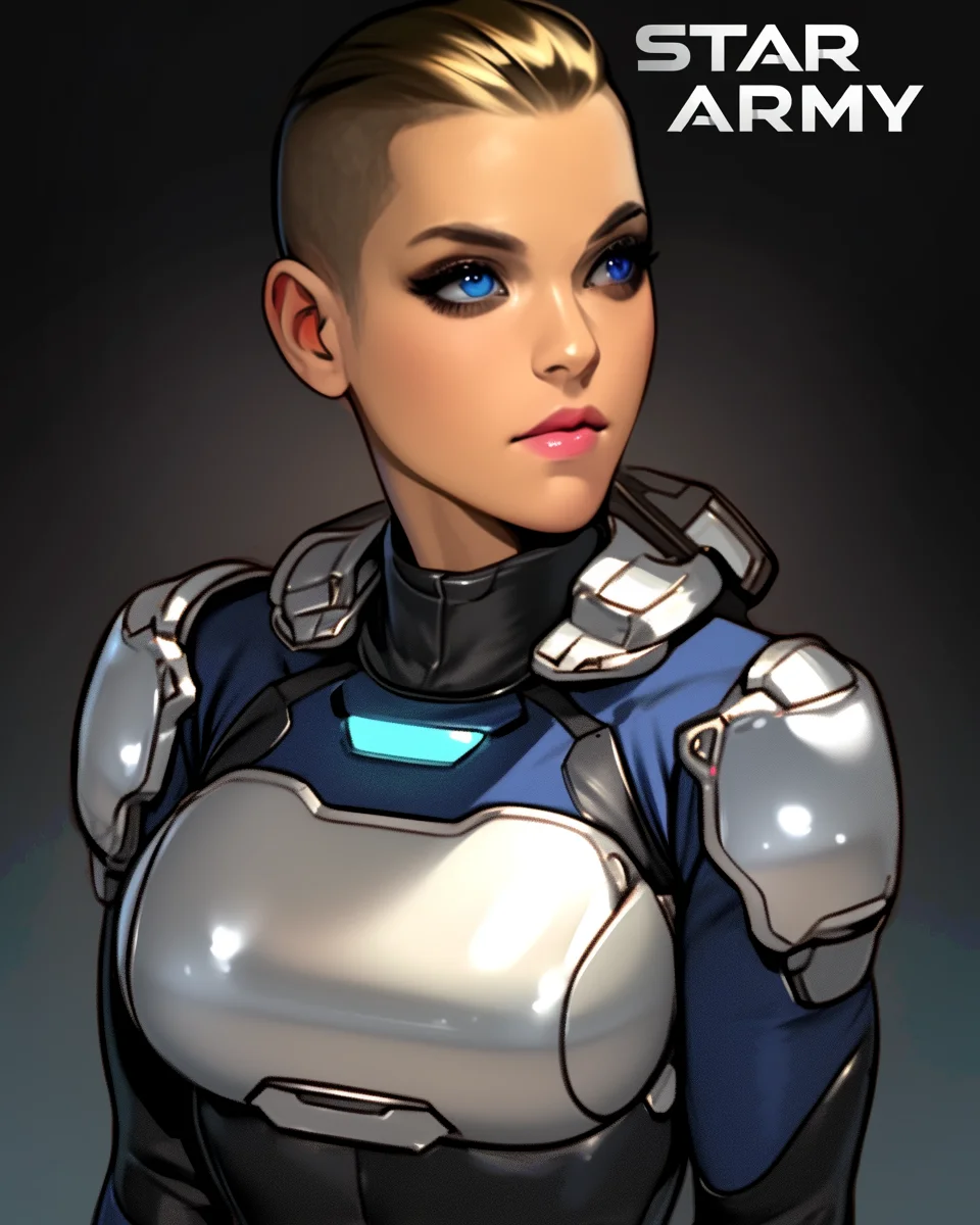 Star Army Female Humanoid