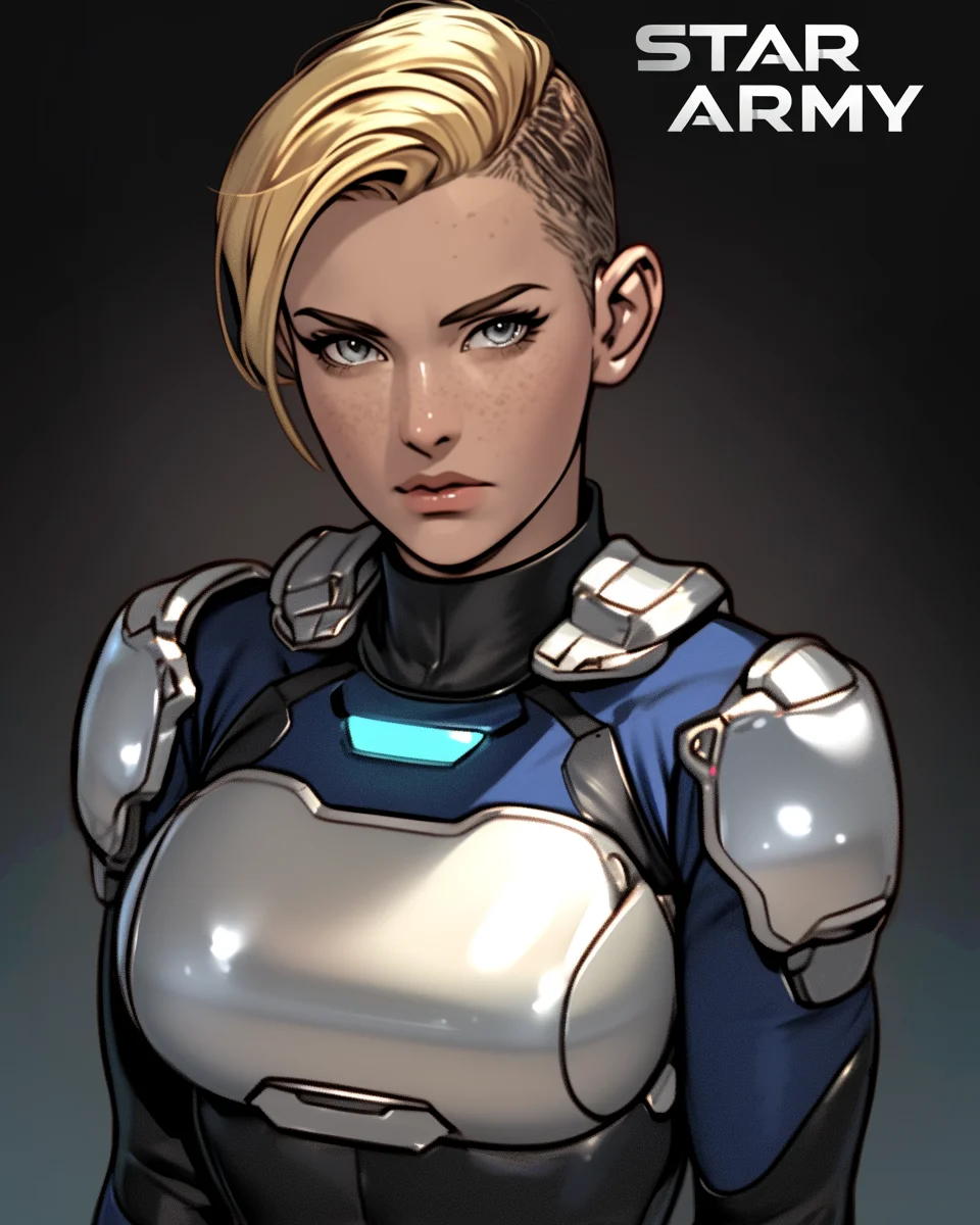 Star Army Female Humanoid