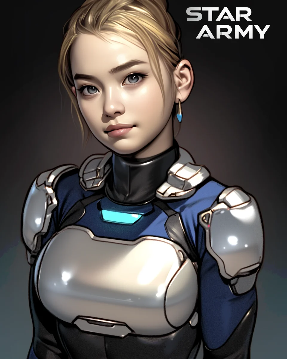 Star Army Female Humanoid