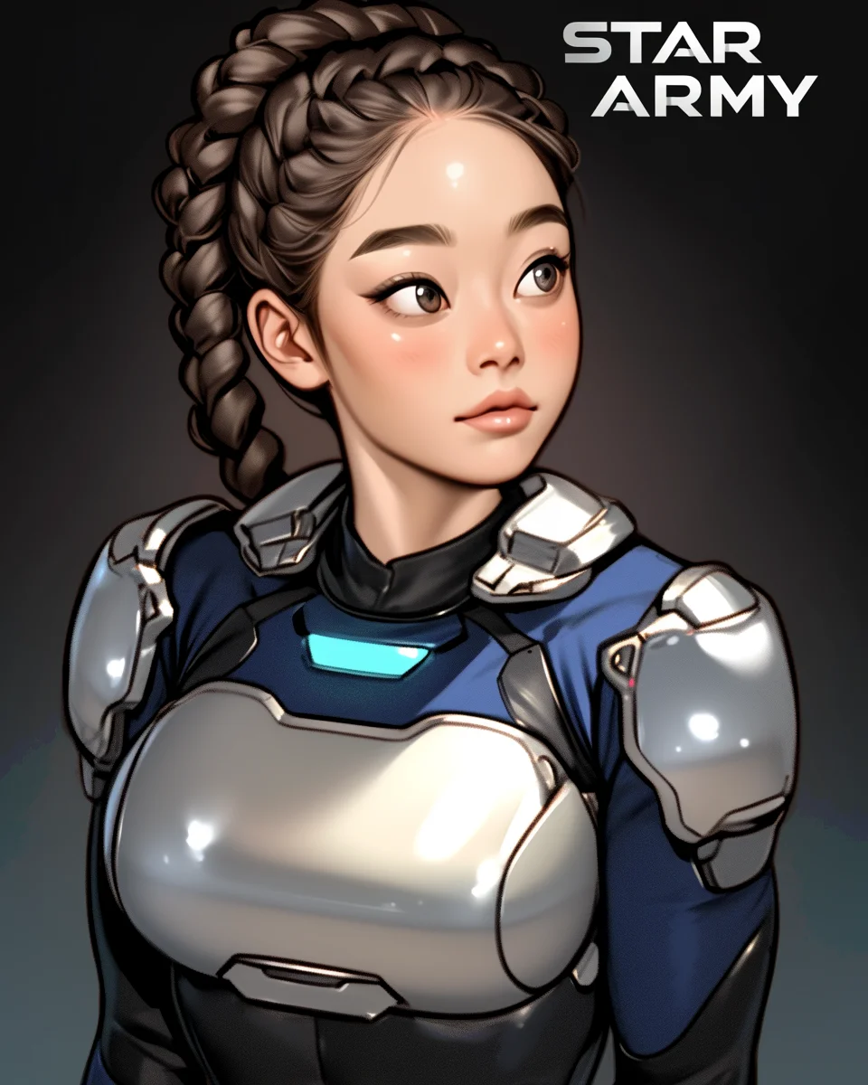 Star Army Female Humanoid