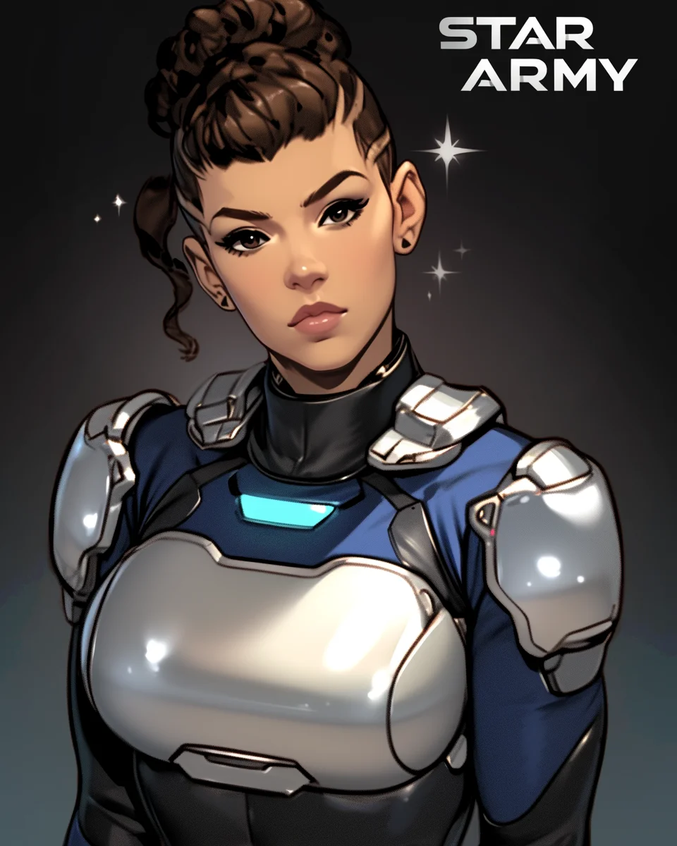 Star Army Female Humanoid